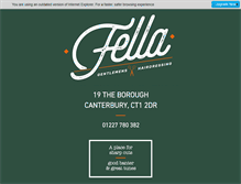 Tablet Screenshot of fellahair.com